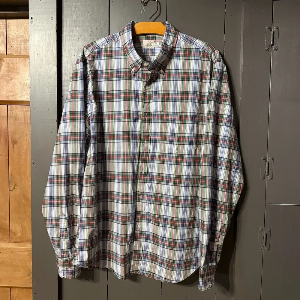 J. Crew Plaid Button Down Shirt